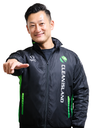 動画をご案内するクリーンアイランド代表