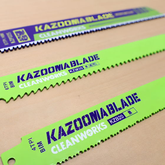種類の異なるKAZOOMA BLADE